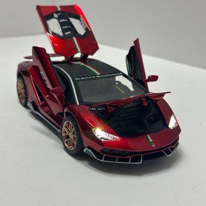 1:24 Lamborghini Centenario Diecast With Headlight & Taillight LED Red